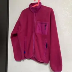日本製 Patagonia フリースジャケット モンベルメイド ピンク メンズM