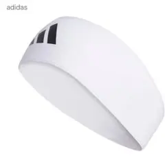 adidas ヘッドバンド　ホワイト　トレーニング