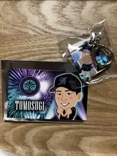 千葉ロッテ　BSW 東京ドーム限定ガチャ　友杉篤輝選手　アクリルキーホルダー