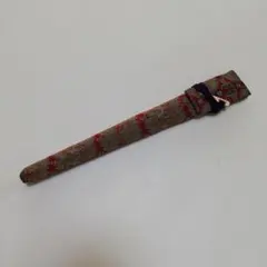 日本舞踊　扇子入れ　エンジ
