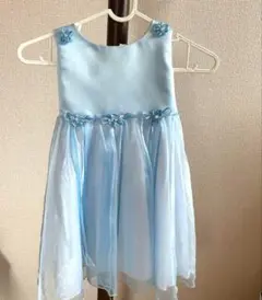ドレス　水色　子ども