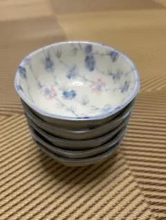 有田焼　花柄　5個セット