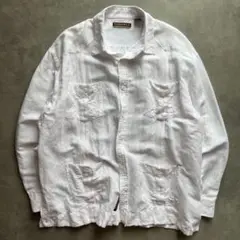 CUBAVERA キューバシャツ 長袖 リネン レーヨン シャツ