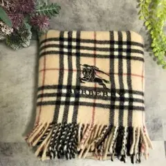本物BURBERRY ノバチェック ブランケット 膝掛け