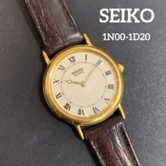 SEIKO レディースウォッチ 腕時計 アイボリー文字盤 ローマンインデックス