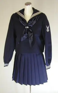 レプリカ　聖和学院女子高校　冬セーラー服セット（本格的）185cm　　セーラー服