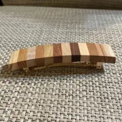 寄せ木 バレッタ