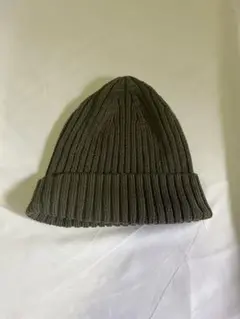 UNIQLO ユニクロ　ニット帽　ビーニー　カーキ　オリーブ