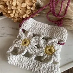 【セール価格】　ポシェット　花柄　ZARA ハンドメイド　1500円→800円