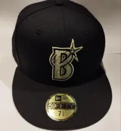 New Era 59FIFTY 黒キャップ 7 5/8