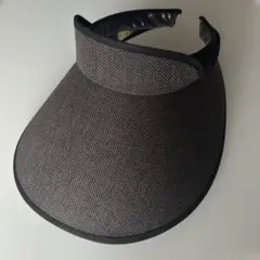 グレー カーキ　テキスタイル サンバイザー