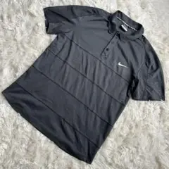 NIKEGOLF ナイキ ゴルフ DRI-FIT ポロシャツ 半袖 グレー L