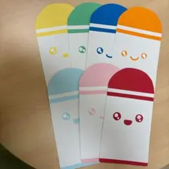 クレヨン 7色 壁面
