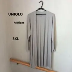 ユニクロ エアリズム カーディガン 3XL グレー