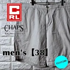 AK36【CHAPS】ショートパンツ【メンズ38】ベージュ