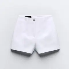 【値下げ】ZARA ザラ ショートパンツ ホワイト XS バラ