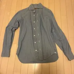 BARBA デニムシャツ 38/15 ライトブルー