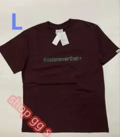 未使用 thisisneverthat バーガンディ Tシャツ