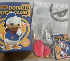 新品 POPMART ディズニー ドナルドとディジー ♡ 正規品 POPMART ディズニー ドナルド とディジー ぬいぐるみキー