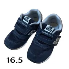 new balance 996 ネイビー キッズスニーカー 16.5
