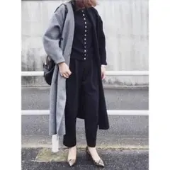 美品 ENFOLD ACハイツイストタックアンクルPT ブラック 36