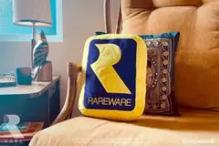 RARE WARE ロゴクッション
