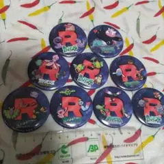 ポケットモンスター　ロケット団　缶バッジ　まとめ売り　ヴィレヴァン　コレクション