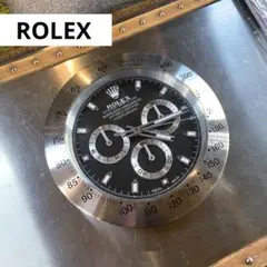 『ROLEX ロレックス』壁掛け時計　デイトナ　シルバー　ブラック　非売品 m88834218363_1.jpg?1752857454
