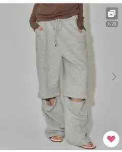 yae 2way sweat pants / 2wayスウェットパンツ