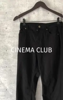 CINEMA CLUB シネマクラブ ☆ カラースキニーパンツ ブラック