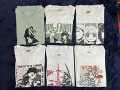 キャラクターTシャツ　メンズMサイズ　6枚セット