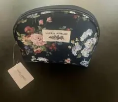 未使用品☆LAURA ASHLEY ローラアシュレイ フラワープリントポーチ