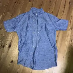 UNIQLO 半袖シャツ L 青