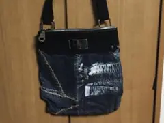 ドルチェu0026ガッパーナ デニム インディゴ ショルダーバッグ