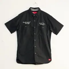 Dickies 半袖ワークシャツ ブラック Mサイズ
