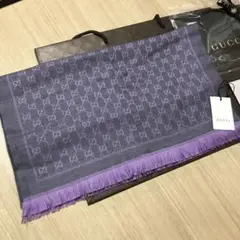 2022年モデル❗️GUCCIマフラー グッチマフラー グッチ マフラー パープル