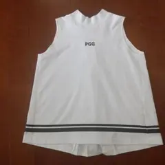 PEARLY GATES ノースリーブシャツ ホワイト0