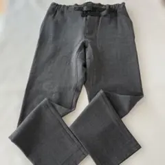 COMME CA COMMUNE グレー チェック柄 スラックス