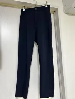 グローバルワーク　レディース　ストレッチテーパードパンツ　XS ネイビー