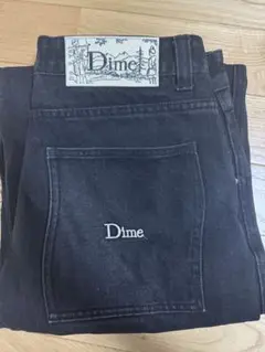 正規品 大人気 激レア DIME baggy denim デニム ブラック L