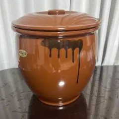常滑焼　久松窯　10号(18ℓ) 常滑焼 久松窯 切立 蓋付かめ 10号（18L)日本製 在庫品 - メルカリ