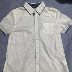 COMME CA ISM 半袖シャツ 160A ホワイト