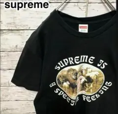 Supreme feeling tee 黒　M シュプリーム 半袖Tシャツ