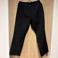 新品ブラック イージーパンツ ゴムウエスト Lサイズ