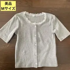 一度のみ使用　VEHEMENT グレー 半袖カットソー　 M　しまむら
