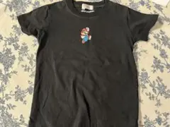 スーパーマリオ Tシャツ ブラック　バンダイアパレル