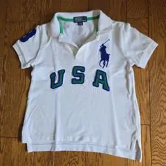 Polo by RALPH LAUREN刺繍ポロシャツ 110