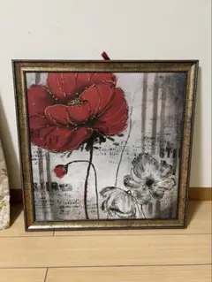 アネモネ 絵画風 三枚セット インテリア