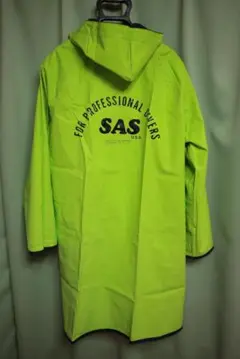 SAS シーサイドパーカー　レインコート ライトグリーン