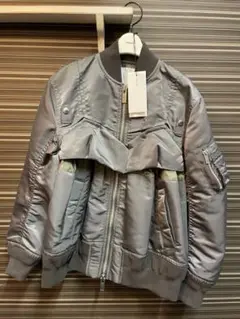 sacai 2022 ボンバージャケット グレー
